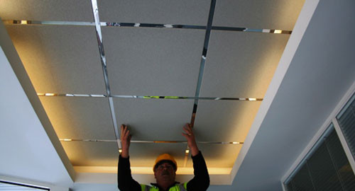 Монтаж натяжных потолков