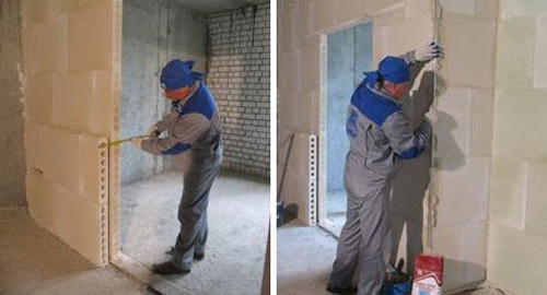 Пазогребневые гипсовые плиты для возведения перегородок